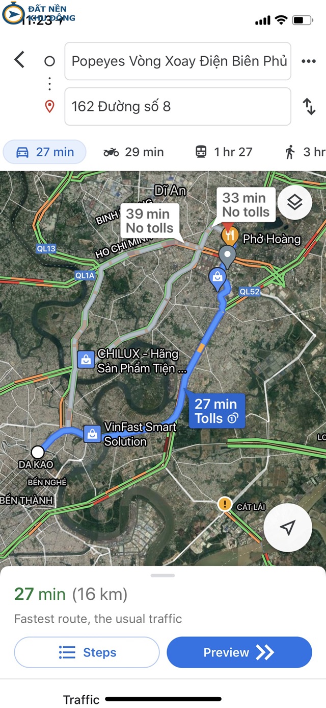 Vị trí đất ngay trung tâm TP Thủ Đức - Cách Quận 1 30 phút