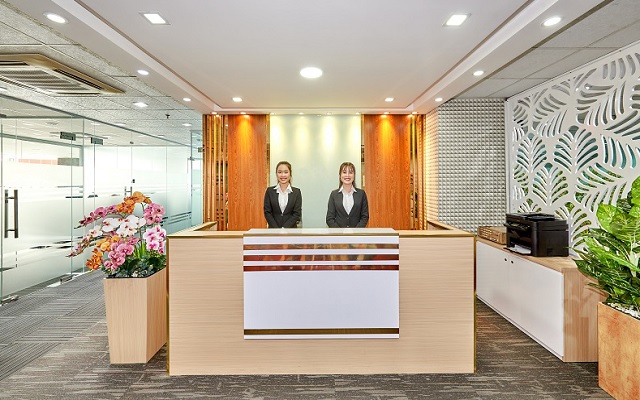 Lễ tân chuyên nghiệp khi sử dụng dịch vụ đăng ký kinh doanh tại Phạm Nguyễn Building