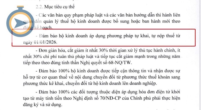 QĐ xoá bỏ thuế khoán hộ kinh doanh
